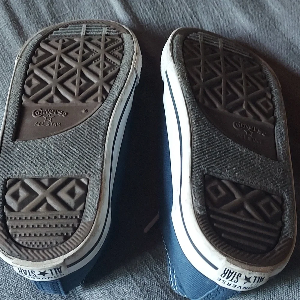 Kids Converse All Star Sneakers Size 10 Navy Blue Chuck Taylor